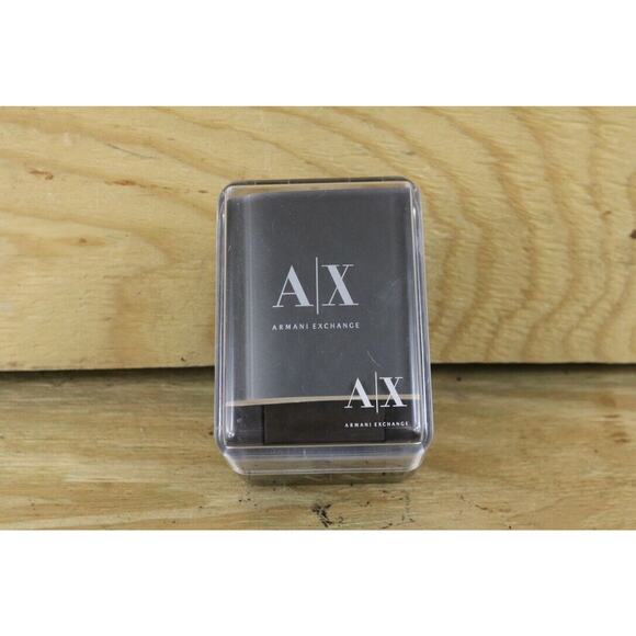 Armani Exchange Watch Case Box Watch Link Screw Parts Black Gray Accessories - Picture 1 of 8